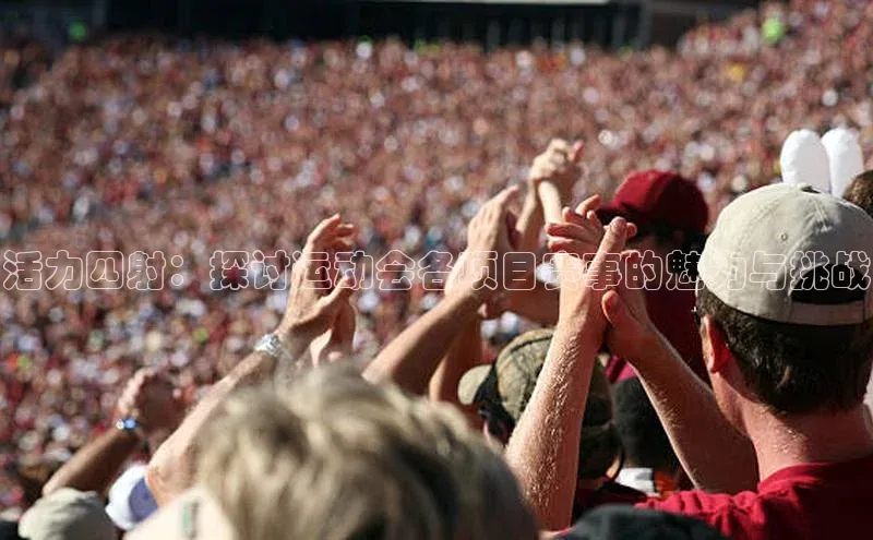 非凡娱乐appARGA公司活力四射：探讨运动会各项目赛事的魅力与挑战